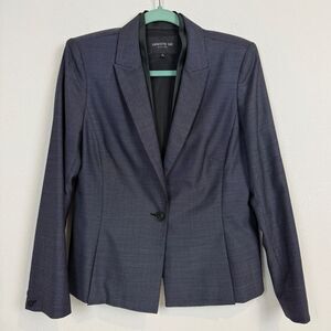 Lafayette 148 New York Virgin Wool Silk Career Grey 8